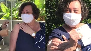 Bárbara Bruno toma segunda dose da vacina contra a Covid-19 - Reprodução/Instagram