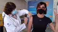 Christiane Torloni recebe 2ª dose da vacina contra Covid-19 - Reprodução/Instagram
