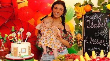 Talita Younan comemora o sexto mês da filha, Isabel - Reprodução/Instagram