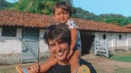 Bruno Guedes aproveita dia de praia com o filho e cachorro - Reprodução/Instagram