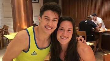 Arthur Nory comemora bronze de Mayra Aguiar na Olimpíada - Reprodução/Instagram