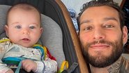 Lucas Lucco deseja ótimo dia com foto fofa ao lado do filho - Reprodução/Instagram