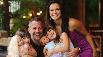 Malvino Salvador e Kyra Gracie com as filhas - Reprodução/Instagram