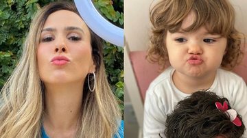 Tata Werneck registra a filha mandando beijo e se derrete - Reprodução/Instagram