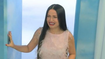 Juliette se emociona com surpresa no 'Domingão com Huck' - Reprodução/TV Globo