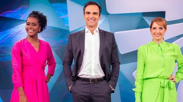 Tadeu Schmidt, Poliana Abritta e Maju Coutinho - João Cotta/TV Globo
