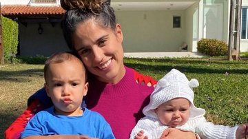 Camilla Camargo se diverte em momento de 'folga' dos filhos - Reprodução/Instagram