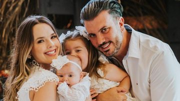 Thaeme Mariôto publica vídeo encantador do batizado da filha - Guilherme Krug