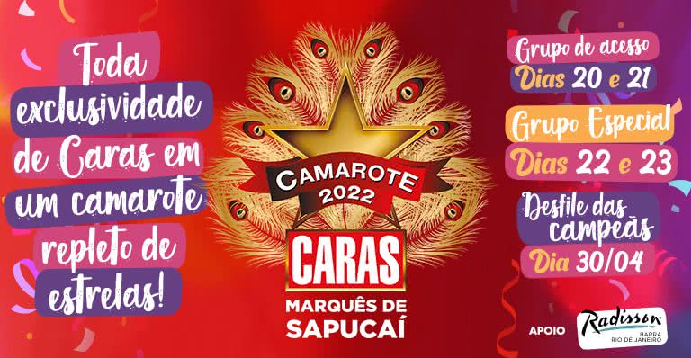 Carnaval CARAS 2022 - Divulgação