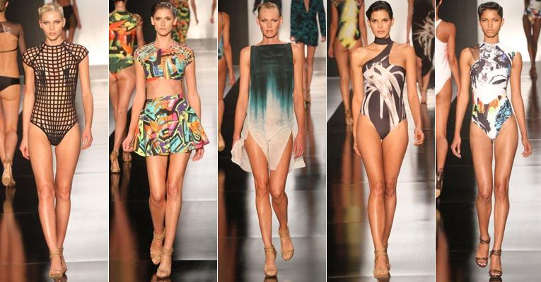 Lenny Niemeyer encerrou os desfiles do Fashion Rio nesta sexat-feira, 25. A estilista apostou em uma coleção bastante colorida, com destaque para peças que cobriam os corpos, como os variados maiôs. Confira!