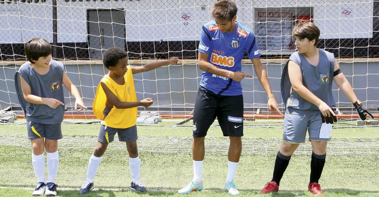 Neymar durante participação na Novela Carrossel