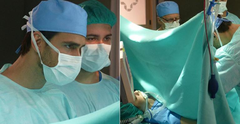 Lutero (Ary Fontoura) falha no transplante de Paulinha (Klara Castanho) e é obrigado a pedir ajuda a Jacques (Julio Rocha)