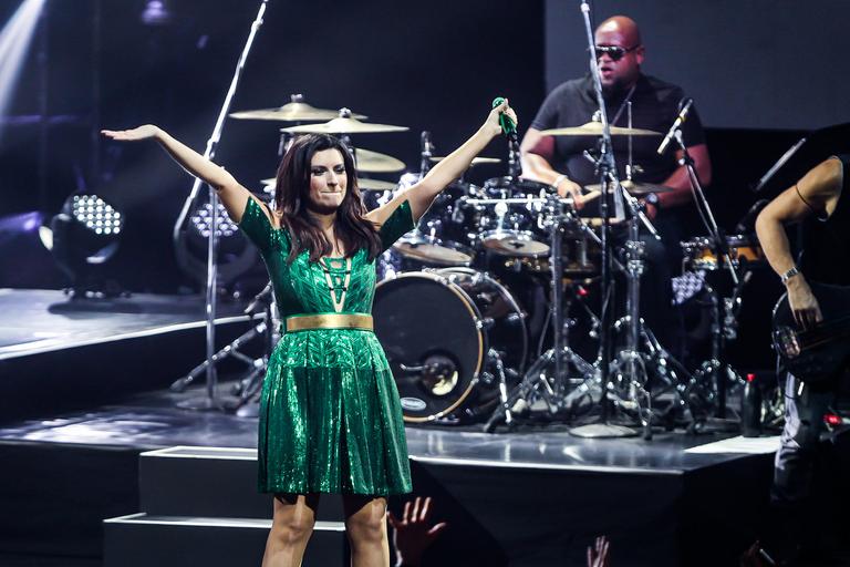 Laura Pausini apresenta sua nova turnê no Brasil