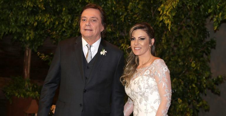Fábio Jr celebra seu casamento com Maria Fernanda Pascucci