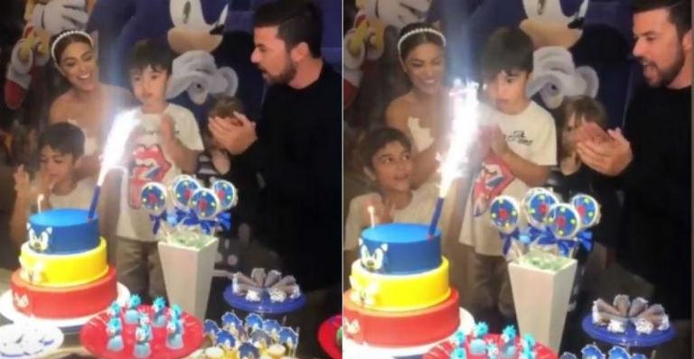 Juliana Paes promove festa para celebrar o aniversário de 6 anos do filho, Antônio