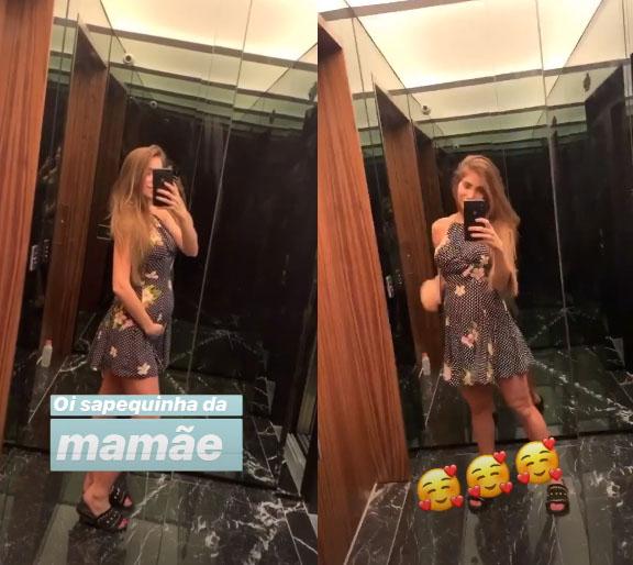 Romana Novais exibe barriga de grávida no Instagram