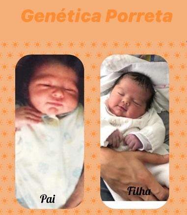 João Vitti compara Rafael Vitti ainda bebê com a neta