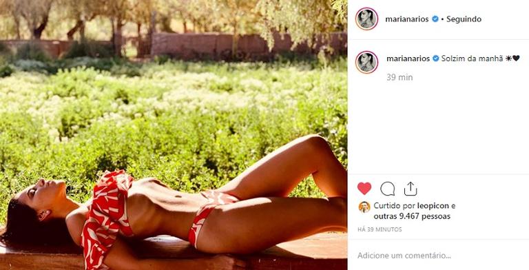 Mariana Rios choca fãs ao posar magérrima de biquíni