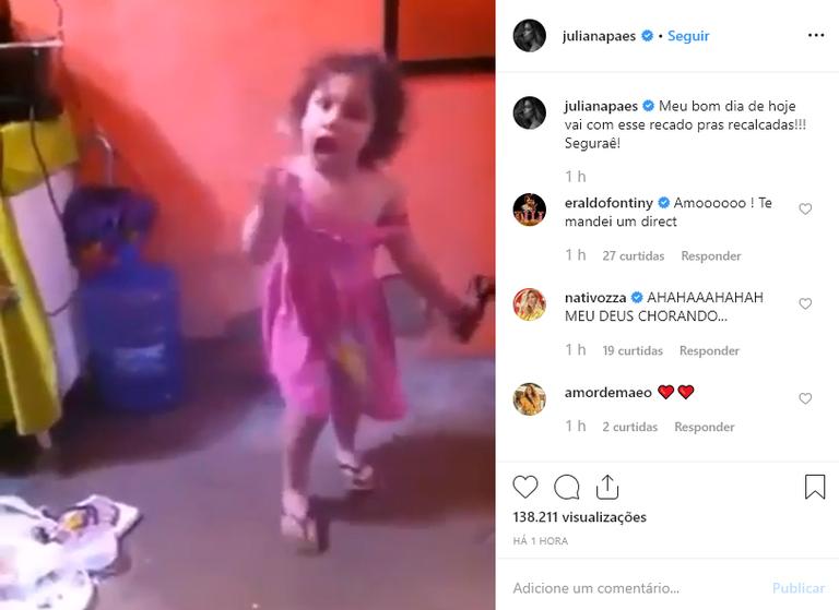 Juliana Paes manda indireta nas redes sociais