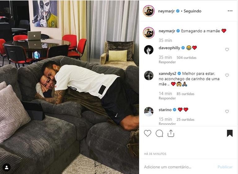 Neymar Jr e Nadine Santos