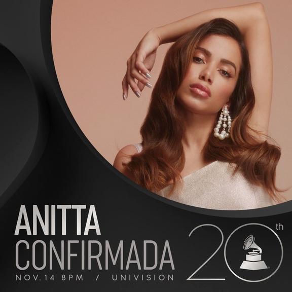 Anitta está confirmada no Grammy Latino