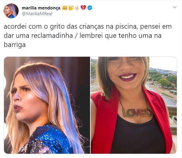 Marília Mendonça brinca sobre gravidez e diverte os fãs