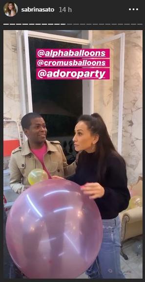 Sabrina Sato compartilha detalhes da festa de Zoe