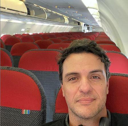 Rodrigo Lombardi em voo