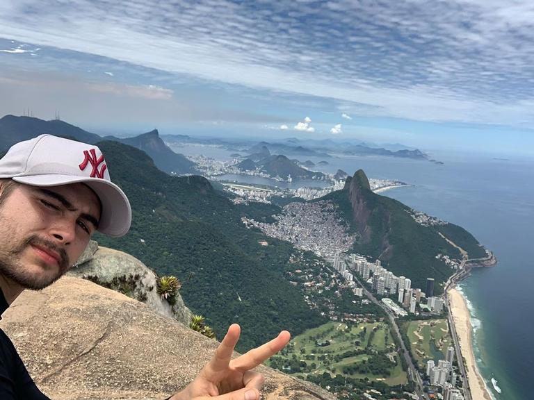 Rafa Vitti curte passeio no passeio no Rio de Janeiro