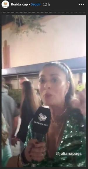 Juliana Paes em show de Ivete Sangalo