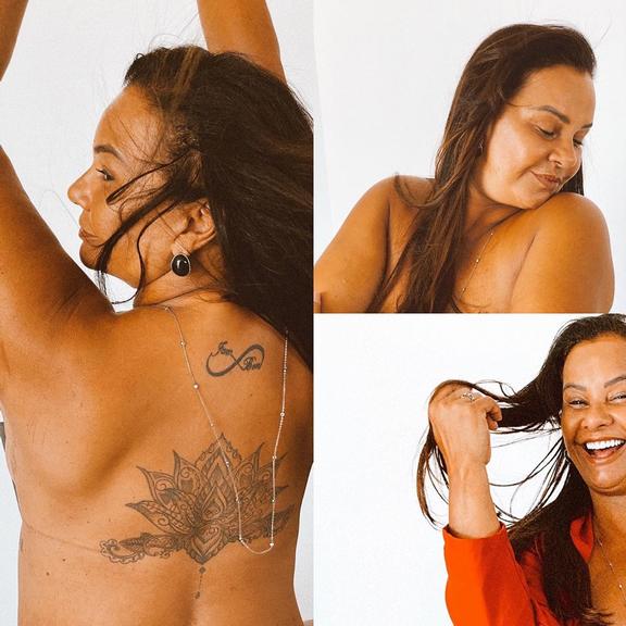 Aos 62 anos, Solange Couto surpreende e posa de topless