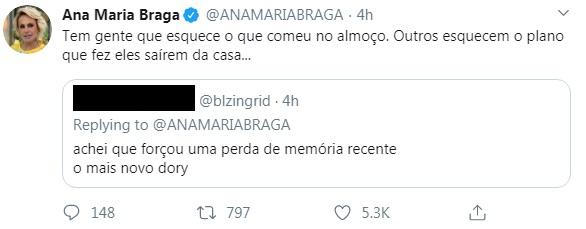 Ana Maria Braga ironiza Hadson no Mais Você