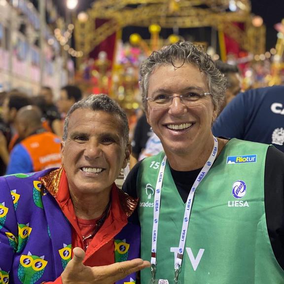Boninho curte Carnaval do Rio