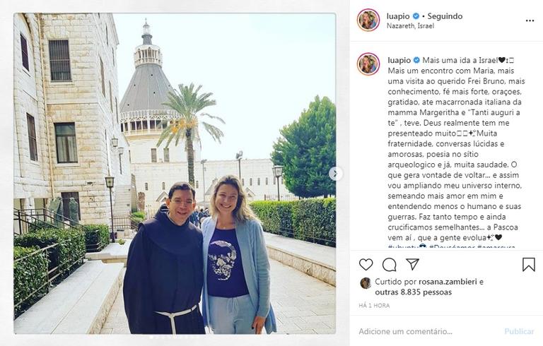 Luana Piovani visita Israel e faz relato emocionante na web