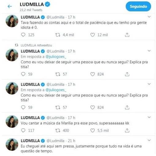 Ludmilla manda indireta para MC Rebecca