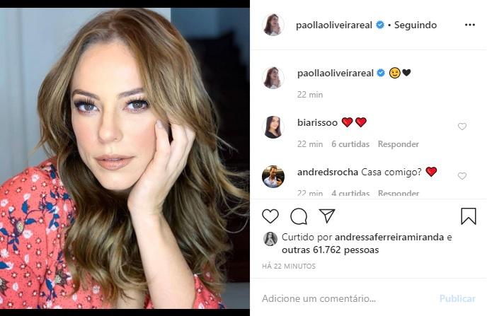Paolla Oliveira posta clique e fãs relembram Vivi Guedes