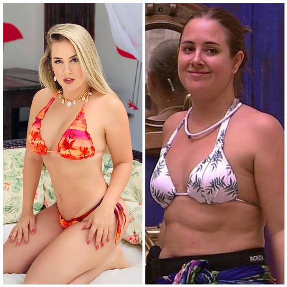 Ex-BBB Patrícia Leitte surpreende ao mostrar antes e depois: ''Comendo tudo''