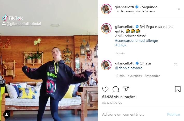 Giovanna Lancellotti posta vídeo dançando e diverte os fãs