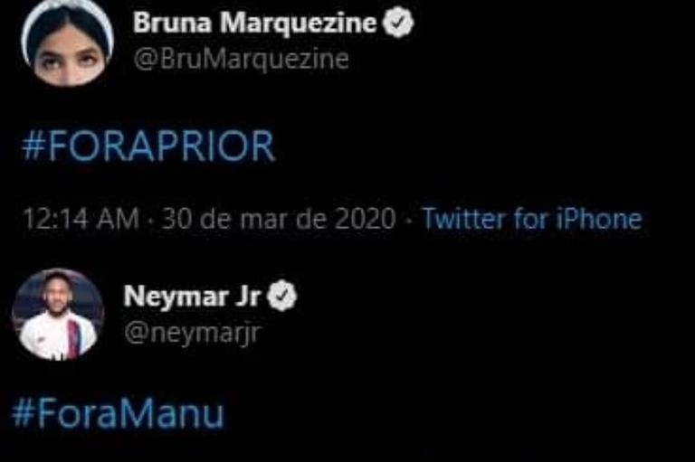 Neymar opina sobre BBB20 e fãs apontam indireta para Bruna Marquezine