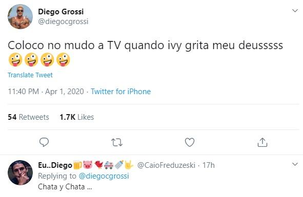 Diego Grossi critica Ivy