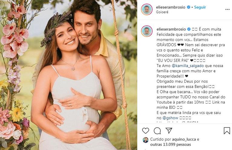  Ex-BBBs Elieser Ambrósio e Kamilla Salgado anunciam gravidez