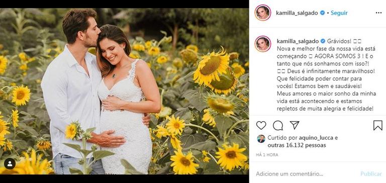  Ex-BBBs Elieser Ambrósio e Kamilla Salgado, do BBB13, anunciam que serão pais