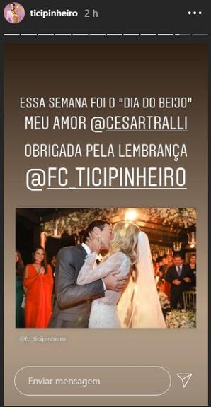 Ticiane Pinheiro e Cesar Tralli casamento