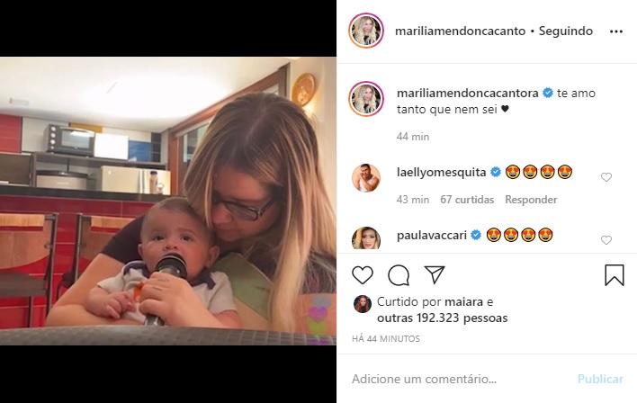 Marília Mendonça se declara para Leo com foto nas redes