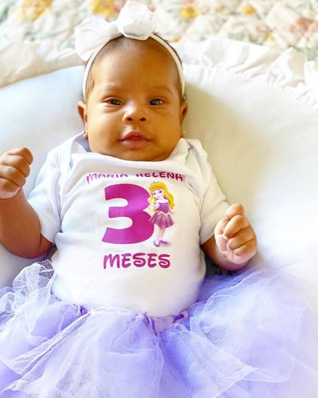 Péricles celebra três meses de filha com linda declaração