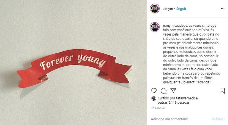 Filha de Fernanda Young publica mensagem para 50 anos da mãe