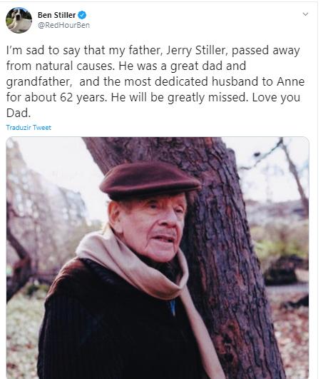 Jerry Stiller morre aos 92 anos