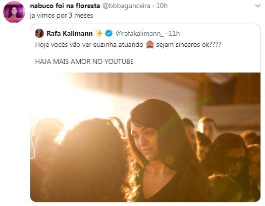  Mari Gonzalez curte post falando mal de Rafa Kalimann e se explica
