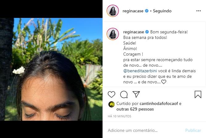 Regina Casé se declara para a filha nas redes sociais