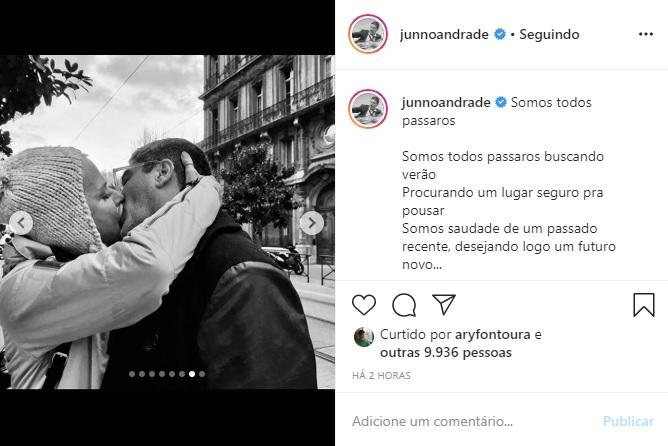Junno Andrade usa a web para se declarar para Xuxa Meneghel 